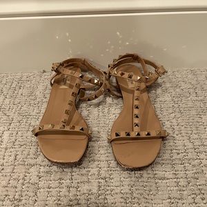 Valentino - Flat Sandals - Nude - Size 41